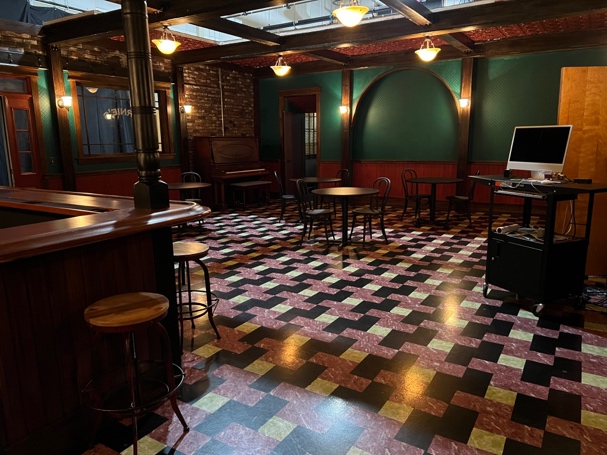 Interior of the Studio 5 1940's bar set.