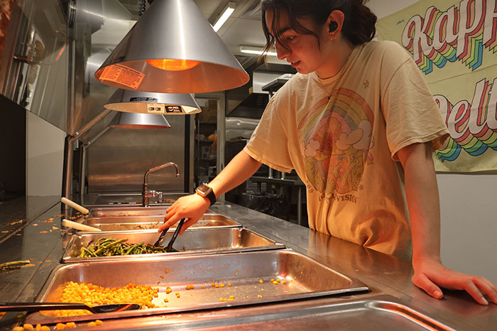 Sorority cook shown with an apple watch 