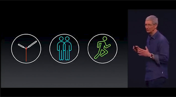 Jobs highlights key components of the Apple Watch