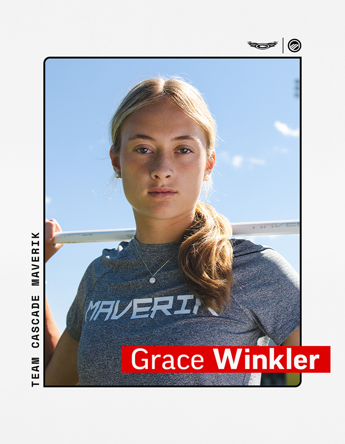 High School athlete Grace Winkler poses for Cascade Maverik