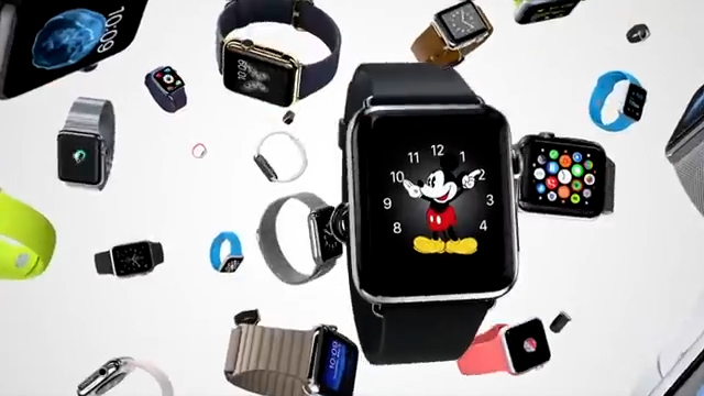 Apple watches floating in the air