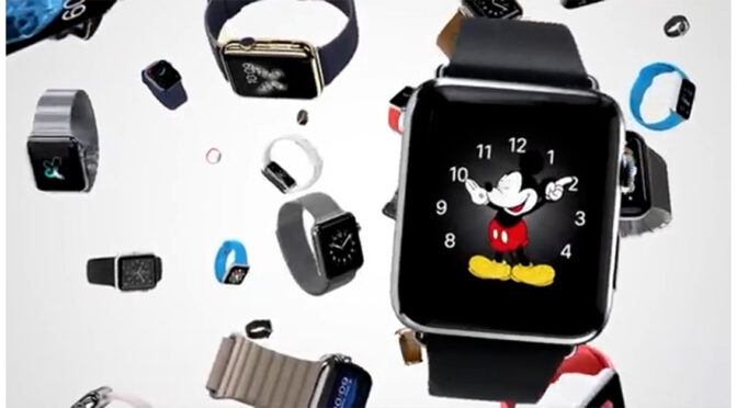 The Apple Watch faces.